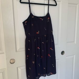 Madewell Flower Dress - Navy